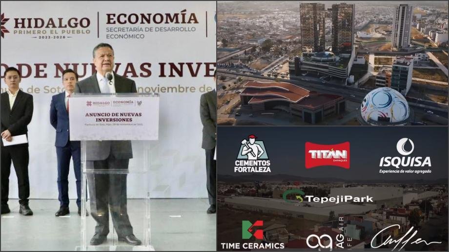 Estas son las multimillonarias inversiones que llegan a Hidalgo