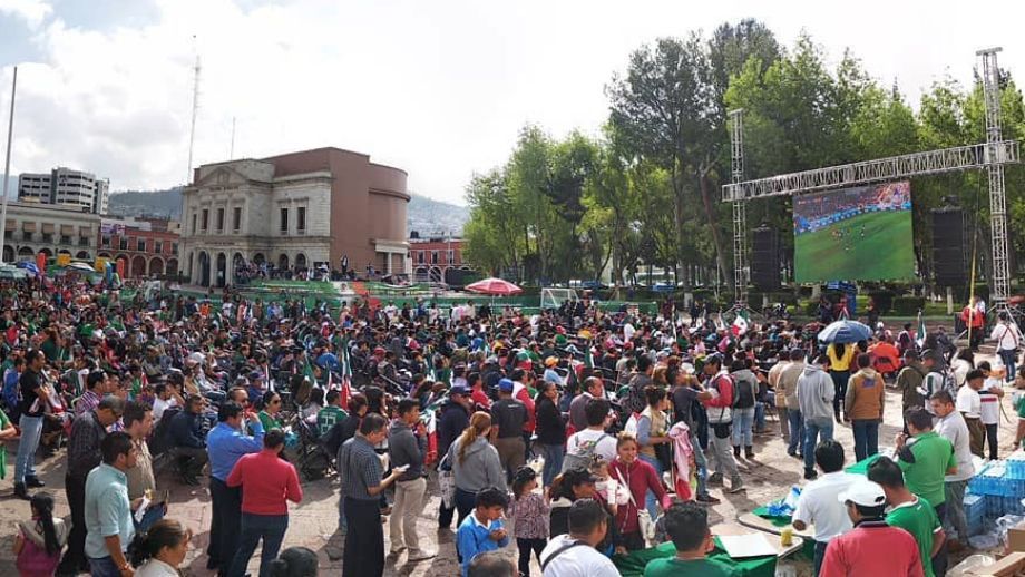Pondrán pantalla gigante en Pachuca para ver el México-Polonia de Qatar 2022