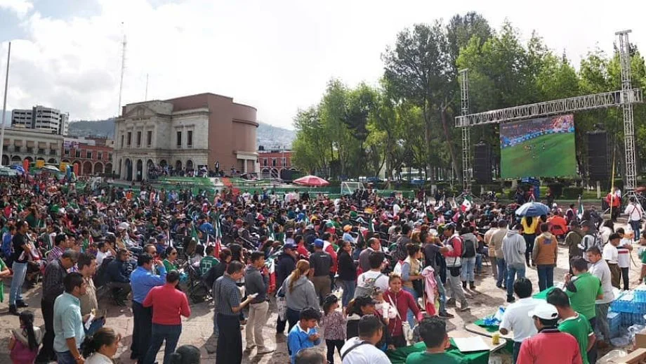 Pondrán pantalla gigante en Pachuca para ver el México-Polonia de Qatar 2022