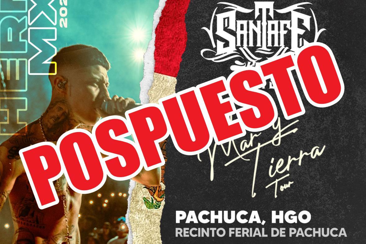 Posponen concierto de Santa Fe Klan en Pachuca