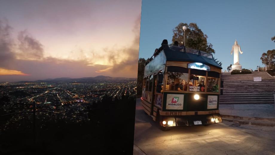 Sayjo, el tranvía turístico ideal para disfrutar Pachuca desde las alturas