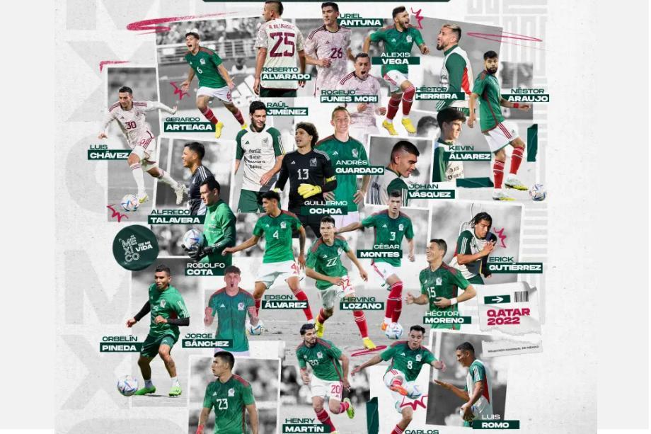 Los elegidos: esta es la lista oficial de futbolistas que representarán a México en Qatar 2022
