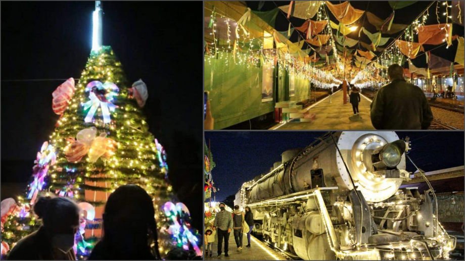 Encienden la Navidad en el Ferro (fotos)