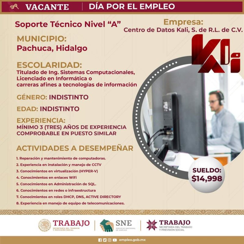 Ofrecerán vacantes en Pachuca con sueldos de casi $15,000 6 Ofrecerán vacantes en Pachuca con sueldos de casi $15,000