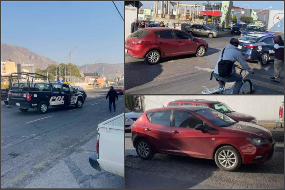 Ebrio conductor provoca movilización tras quedarse dormido a media calle en Pachuca