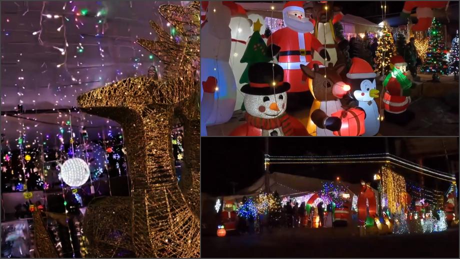 Esta tienda navideña de Pachuca es una auténtica villa iluminada