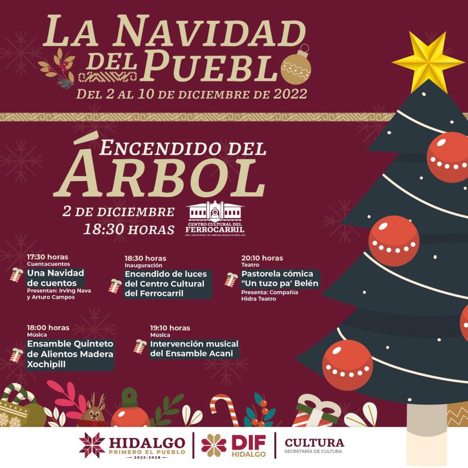 Llega la Navidad a Pachuca; este viernes: encendido del Árbol 4 Llega la Navidad a Pachuca; este viernes: encendido del Árbol