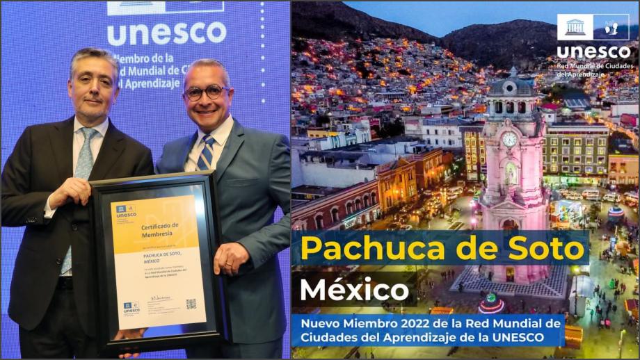 UNESCO reconoce a Pachuca como Ciudad del Aprendizaje