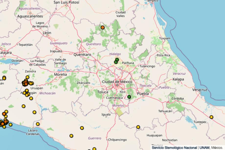 Se registraron dos sismos en Hidalgo en menos de 24 horas