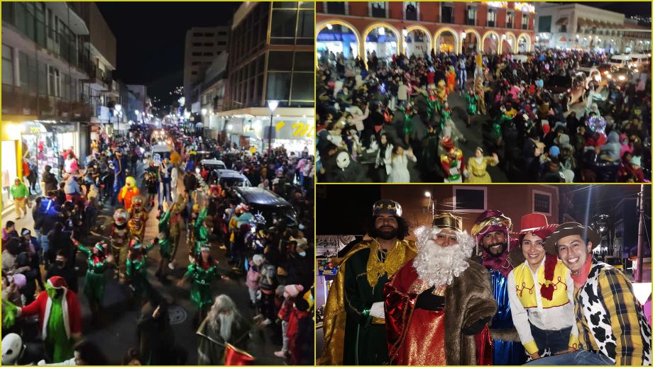 Así se vivió la Cabalgata de Reyes en el centro de Pachuca | Galería