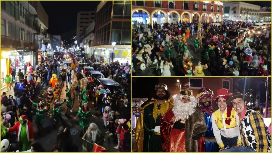 Así se vivió la Cabalgata de Reyes en el centro de Pachuca | Galería