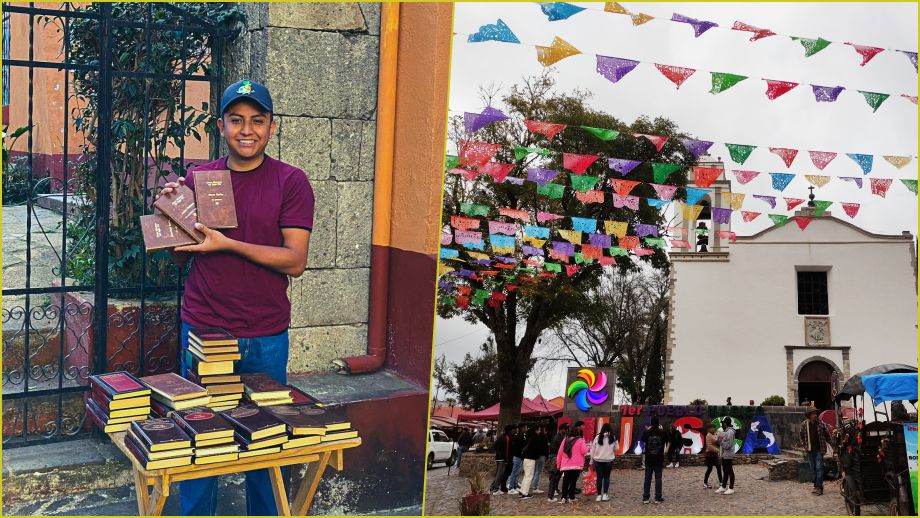 Pueblo Mágico y culto: regalan libros y café de olla para tardes de lectura en el centro de Huasca