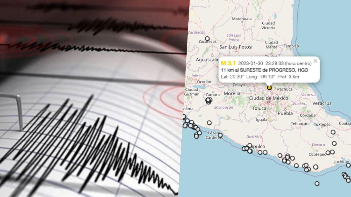 Se registra sismo con epicentro en Hidalgo: magnitud 3.1