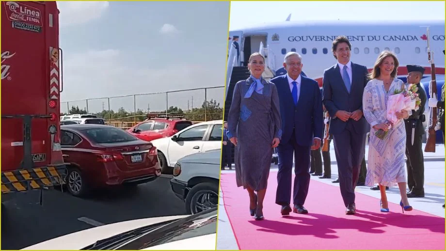 Cierran la autopista México-Pachuca por llegada de Justin Trudeau al AIFA este lunes