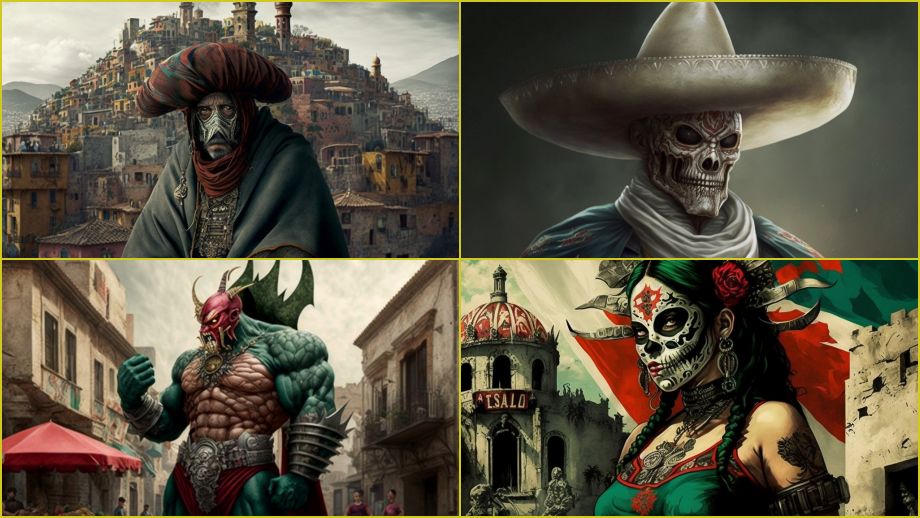 Una IA creó villanos de cómic representando a los estados de México; así se ve Hidalgo