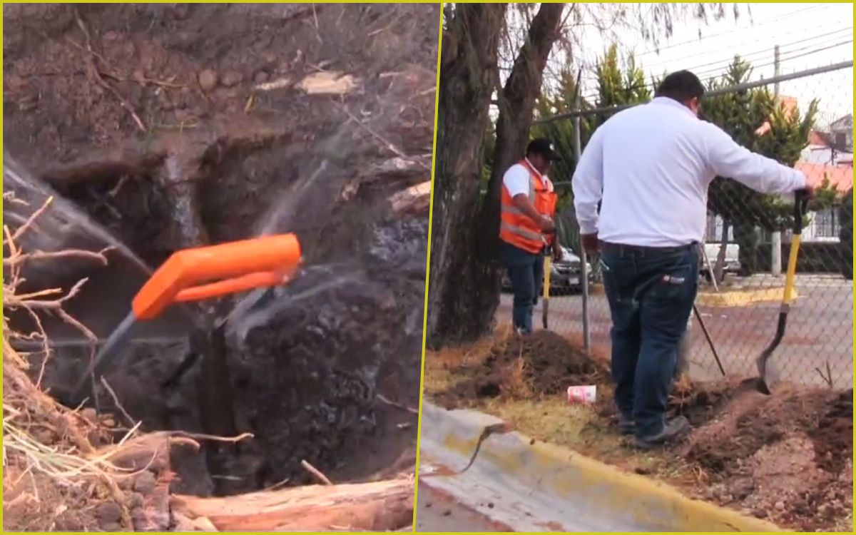 Usaban toma clandestina de agua para regar áreas verdes en Valle de San Javier