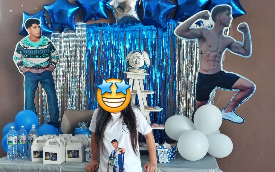 Ídolo de la juventud: realizan fiesta de cumpleaños con temática del tuzo Kevin Álvarez