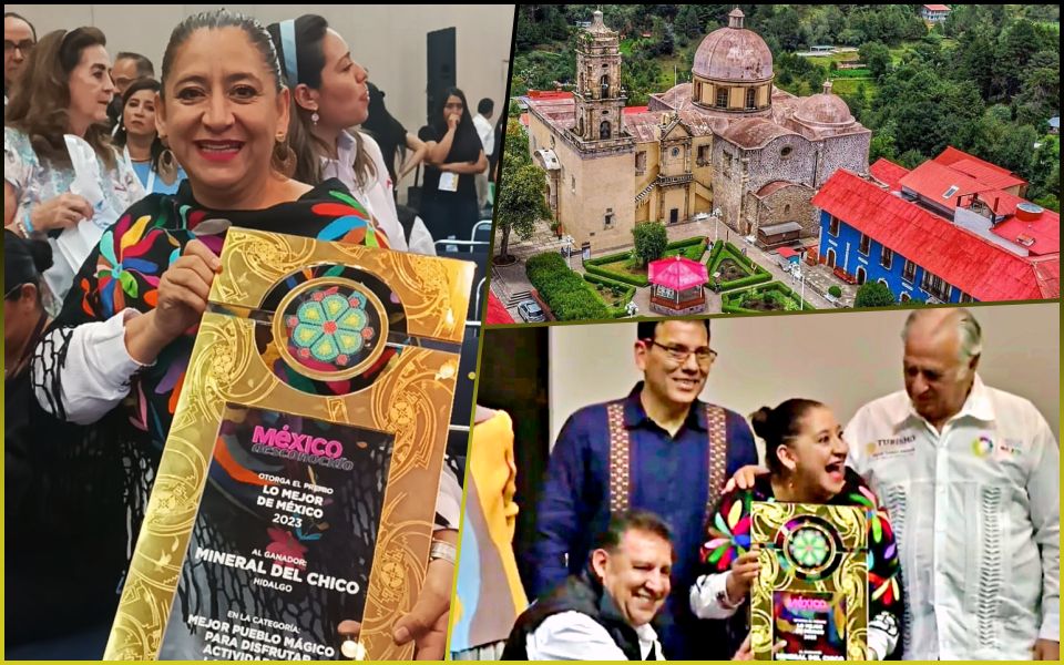 ¡#HidalgoTieneAlgo! 🏅 Triunfa Mineral del Chico en los premios Lo Mejor de México 2023