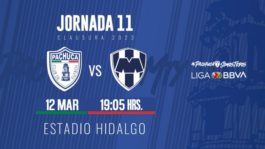 El campeón contra el líder: Pachuca vs. Monterrey en el Hidalgo