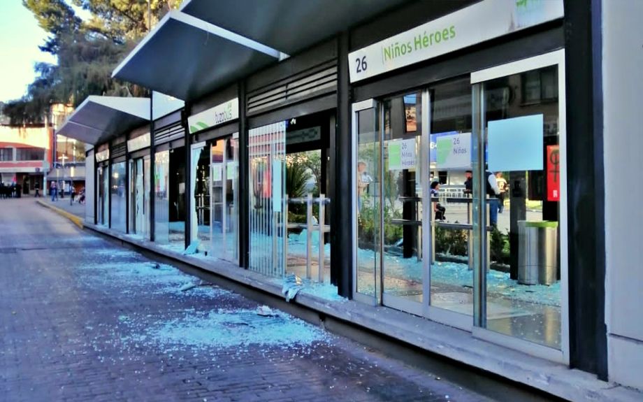 Estaciones del Tuzobús permanecerán inhabilitadas hasta nuevo aviso por daños