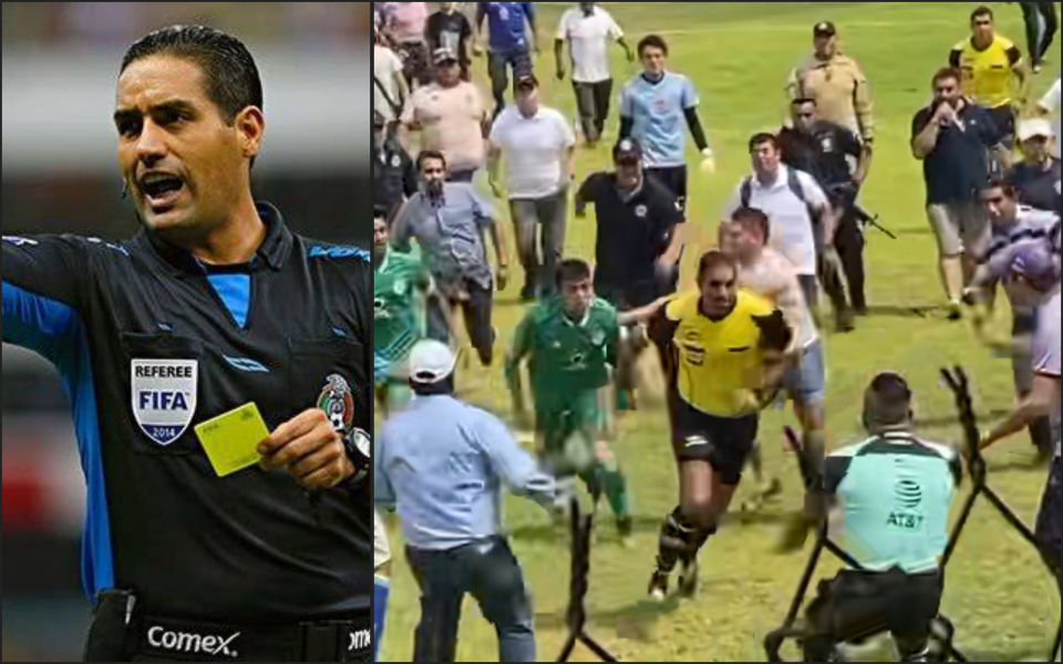 #Video 😮 Agreden en Hidalgo a ex árbitro profesional de la Liga MX