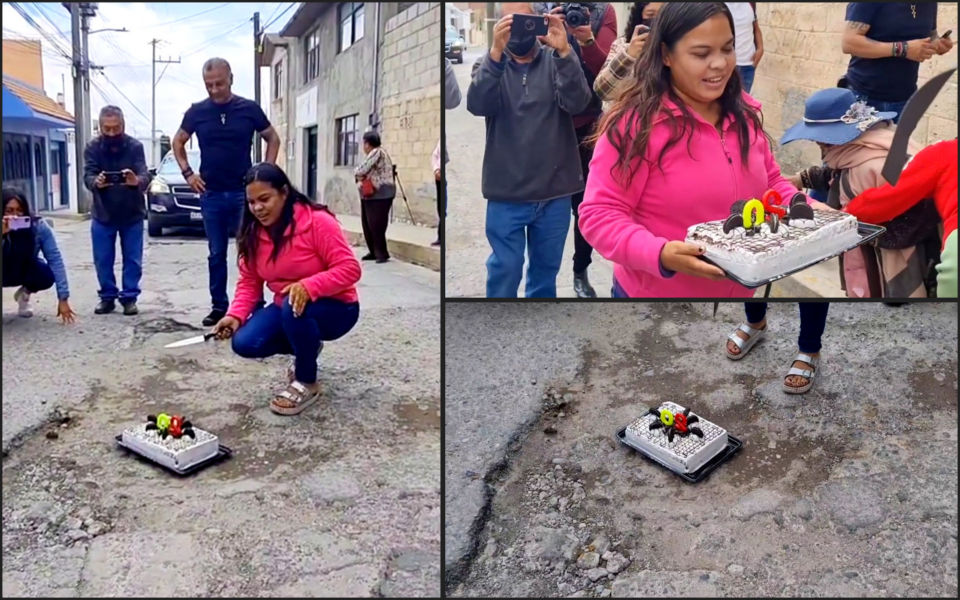 #Festejo 🎂 Celebran con pastel el cumpleaños número 20 de un BACHE en Pachuca
