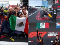 Checo Pérez, el rey de Azerbaiyán; primer piloto en repetir triunfo en esa pista