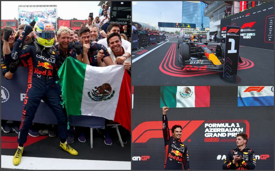 Checo Pérez, el rey de Azerbaiyán; primer piloto en repetir triunfo en esa pista