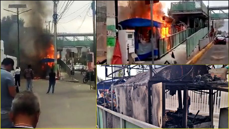 #Videos 🔥 Se registra explosión en puesto de comida afuera del IMSS en Pachuca