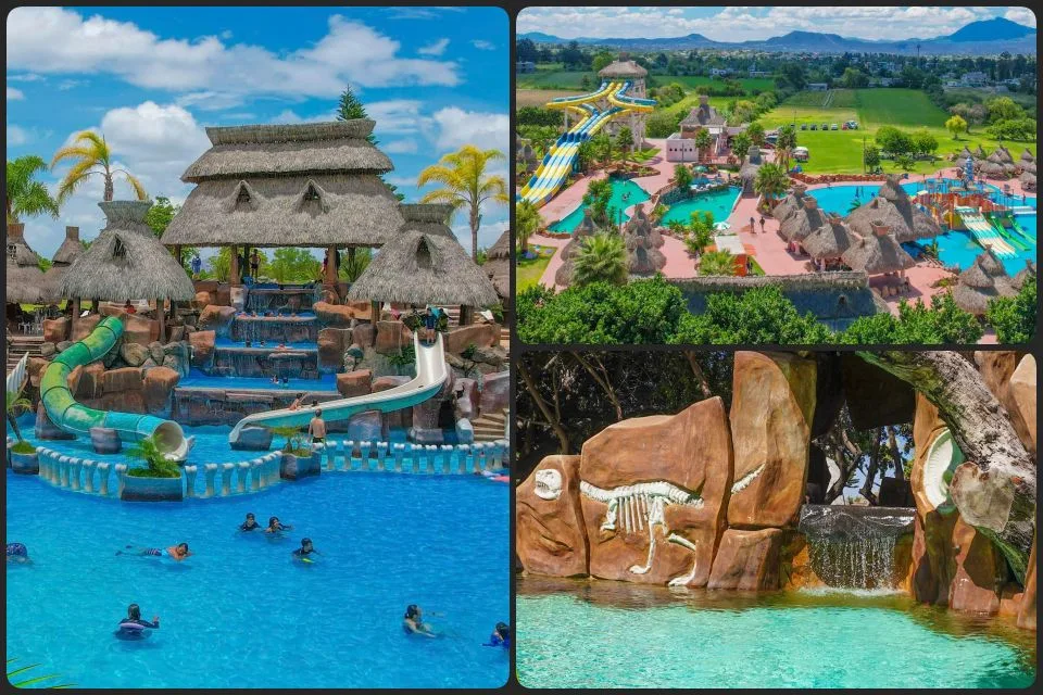Este balneario de Hidalgo parece un parque jurásico | Fotos y video