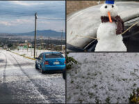 Ahora le tocó a Pachuquilla: granizada en Mineral de la Reforma (fotos)