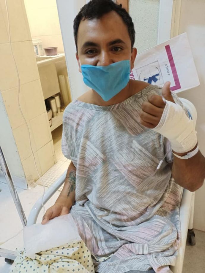 Joven es mordido por una serpiente de cascabel durante paseo en El Cedral; tuvo que ir al hospital
