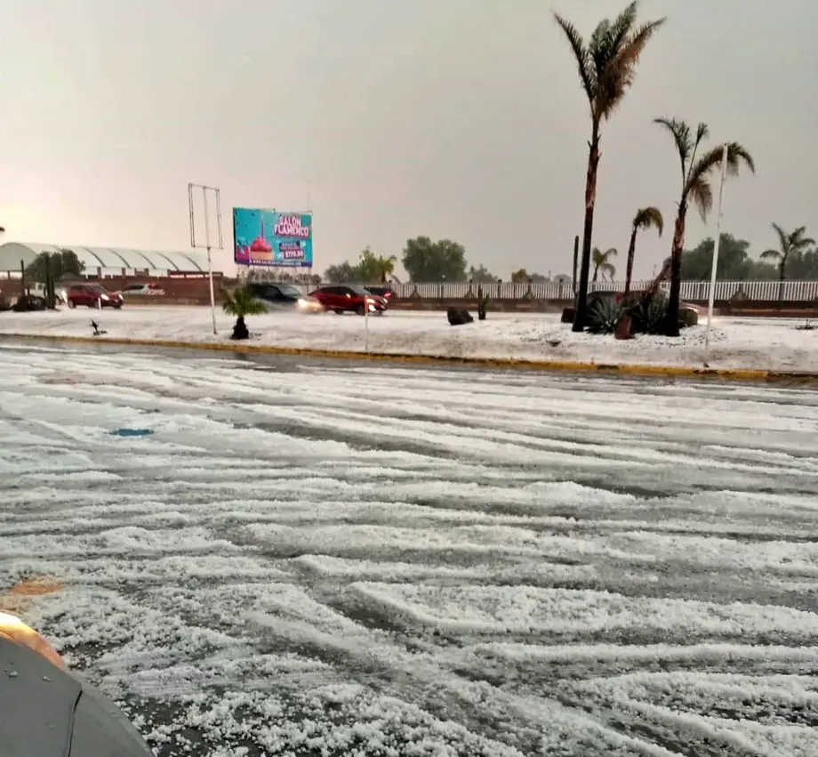 Intensa granizada sorprende al sur de Hidalgo | FOTOS