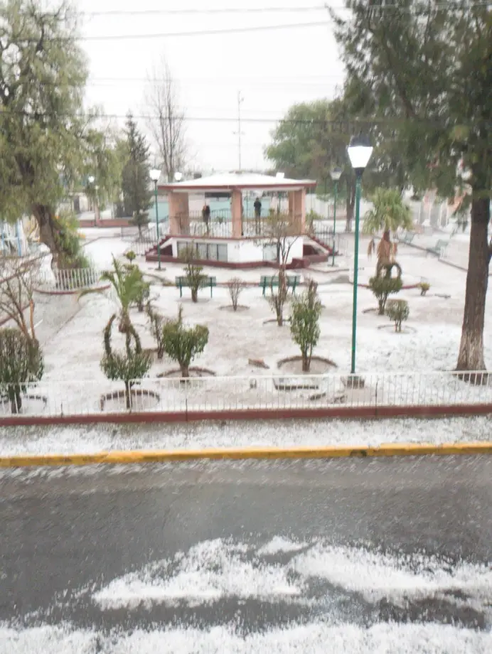 Intensa granizada sorprende al sur de Hidalgo | FOTOS