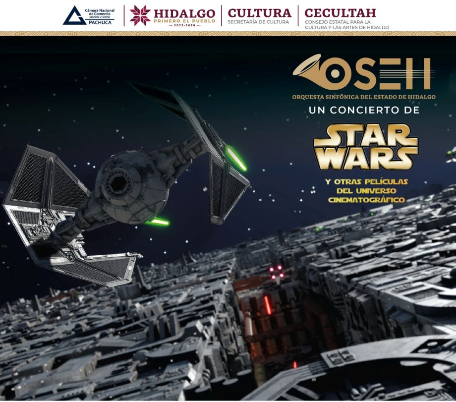 Star Wars: el concierto galáctico de la OSEH tendrá segunda presentación en Pachuca