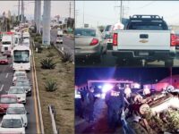 Baches, accidentes y bloqueos: el caos de todos los días en la Pachuca-Sahagún