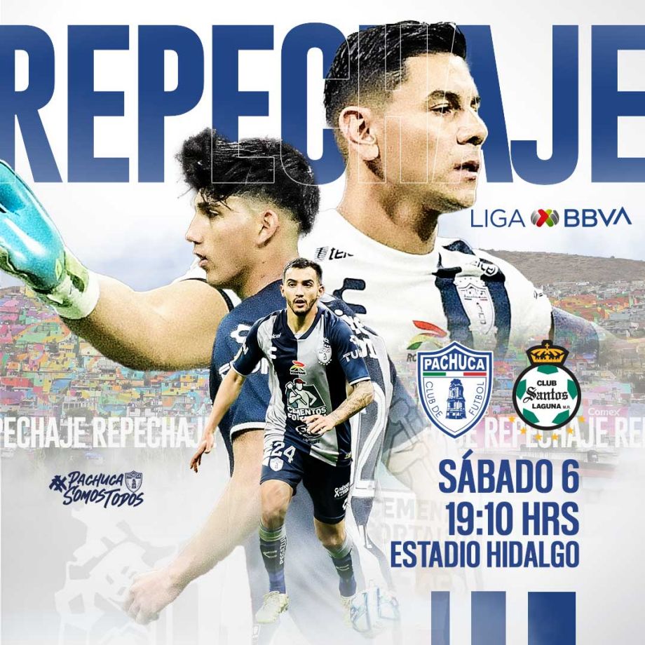Listos los horarios del repechaje: Pachuca jugará el sábado
