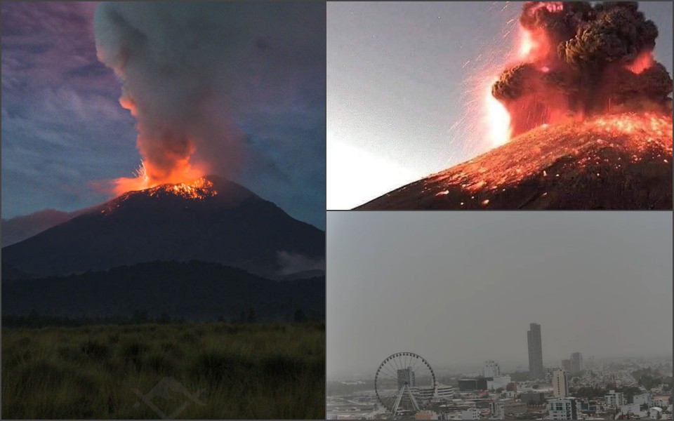 Semáforo de alerta volcánica cambia de fase por incremento de actividad del Popocatépetl