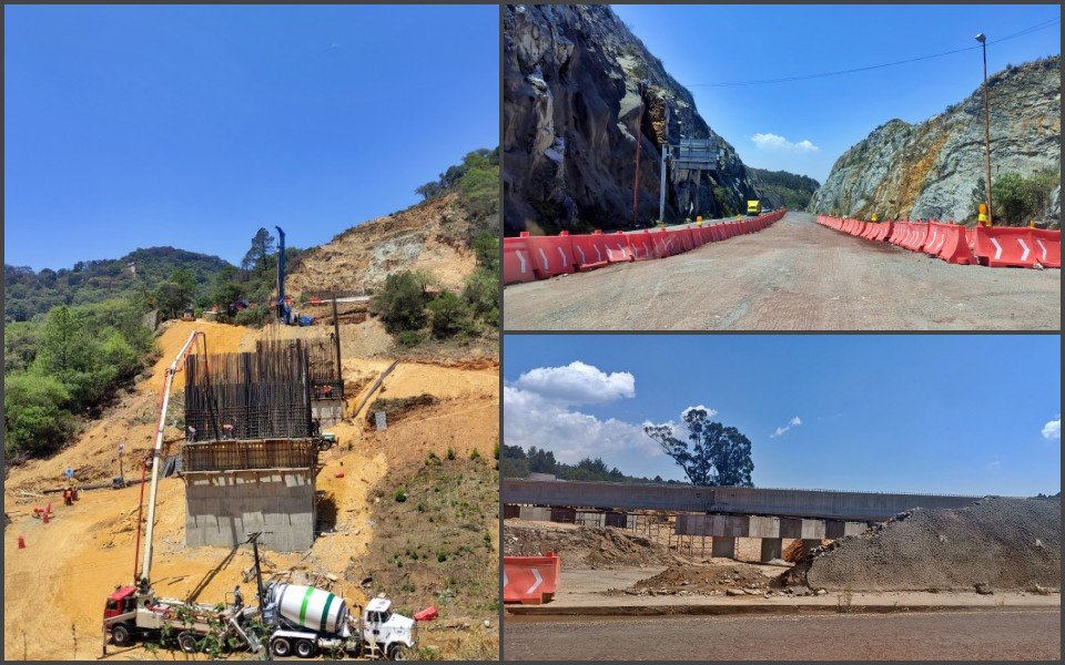 #Galería: Así van los avances de la autopista Real del Monte - Huasca