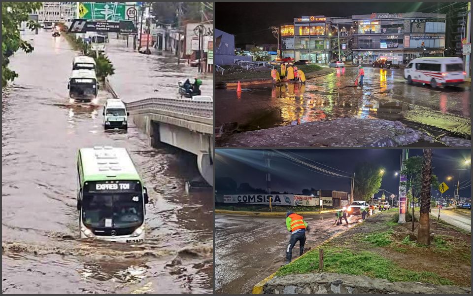 Recuento oficial de los daños que dejó la lluvia en Pachuca y alrededores