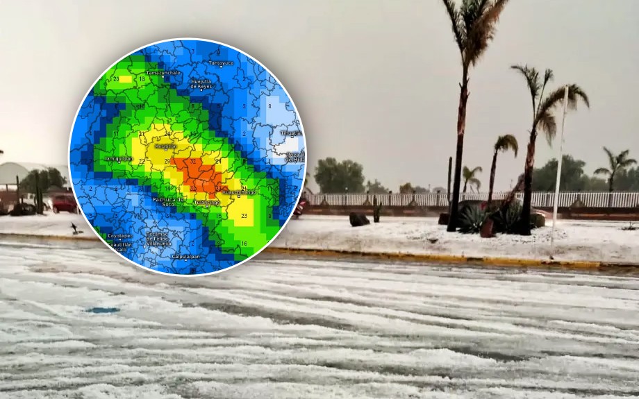 Emiten alerta meteorológica: más lluvias y fuertes granizadas para este lunes en Hidalgo