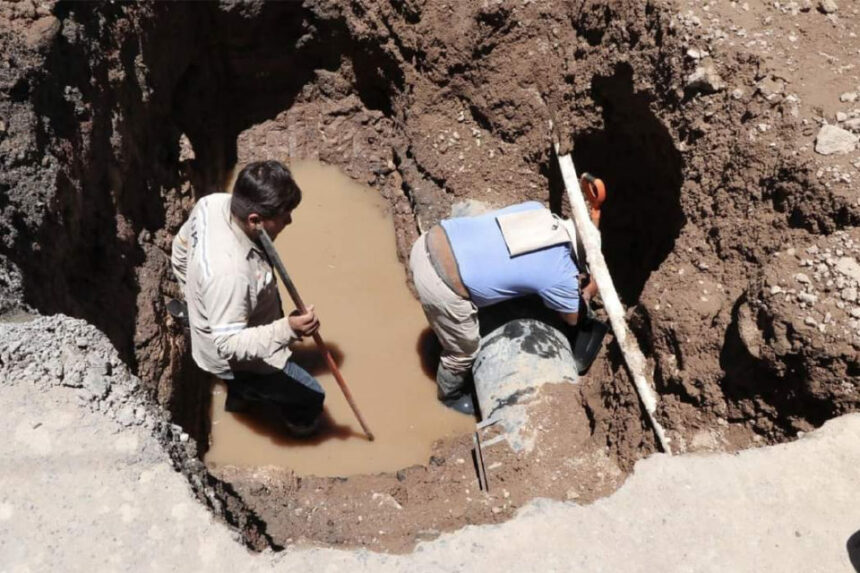 Fuga en línea de Caasim deja sin agua a zonas centro y oriente de Pachuca