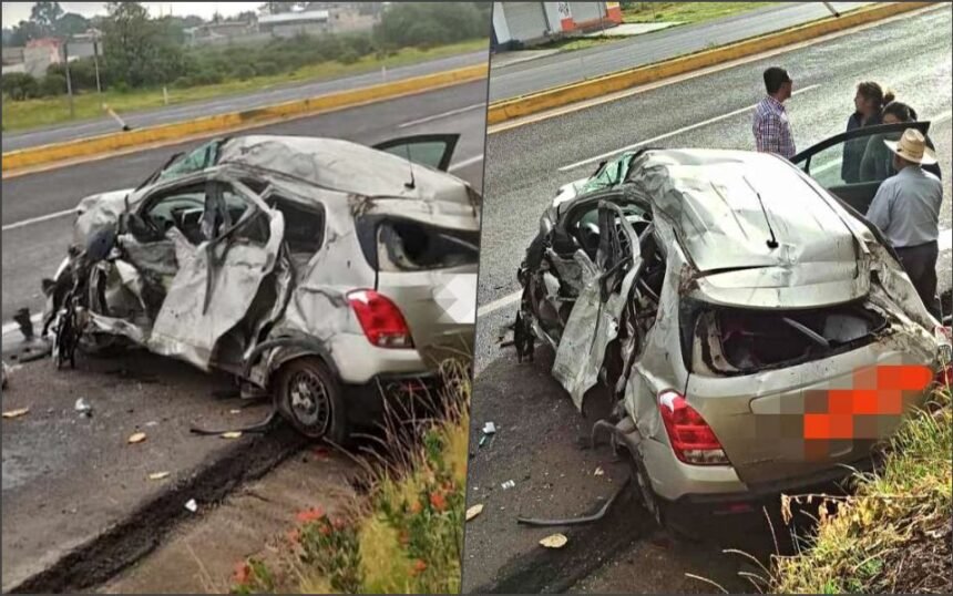 Mujer pierde la vida en fatal accidente ocurrido en la Pachuca-Tulancingo