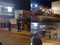 Con maquinaria y de forma sorpresiva, retiran comercio informal en Mineral de la Reforma