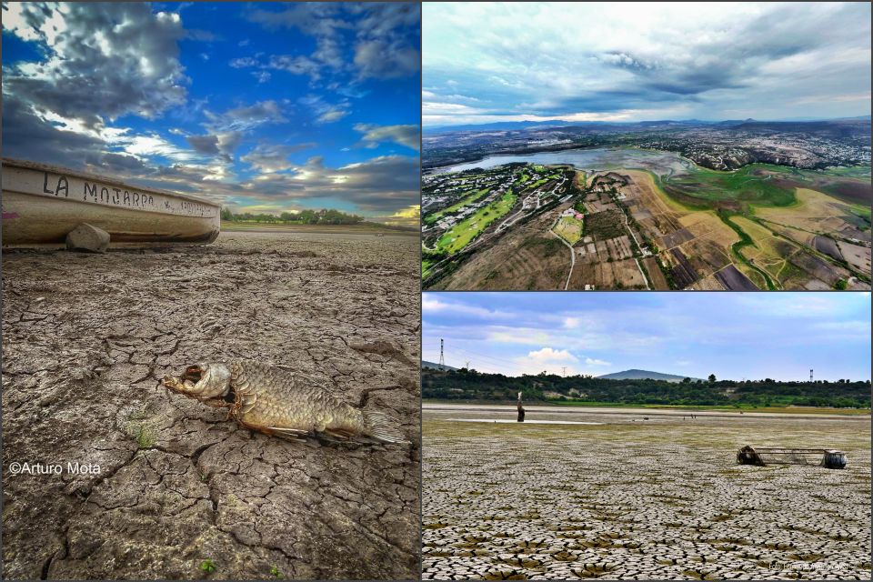 ¡Crisis hídrica! Se seca la presa Requena, una de las más importantes de Hidalgo (fotos)