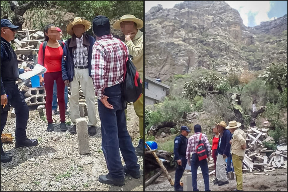 Se perdió en Mineral del Chico y lo rescató la Policía Turística en San Agustín Tlaxiaca