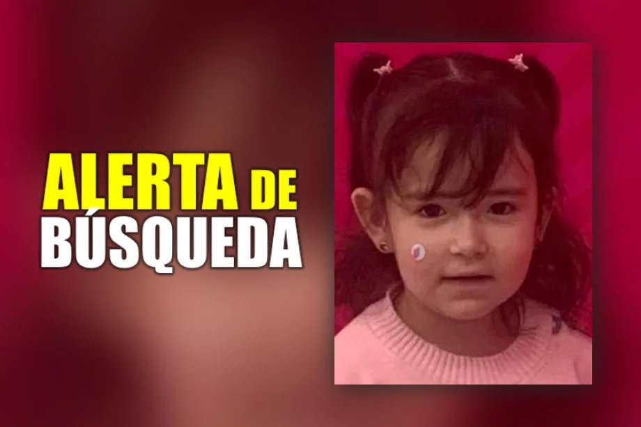 Pequeña de 4 años de edad desaparece en Pachuca; piden ayuda para encontrarla