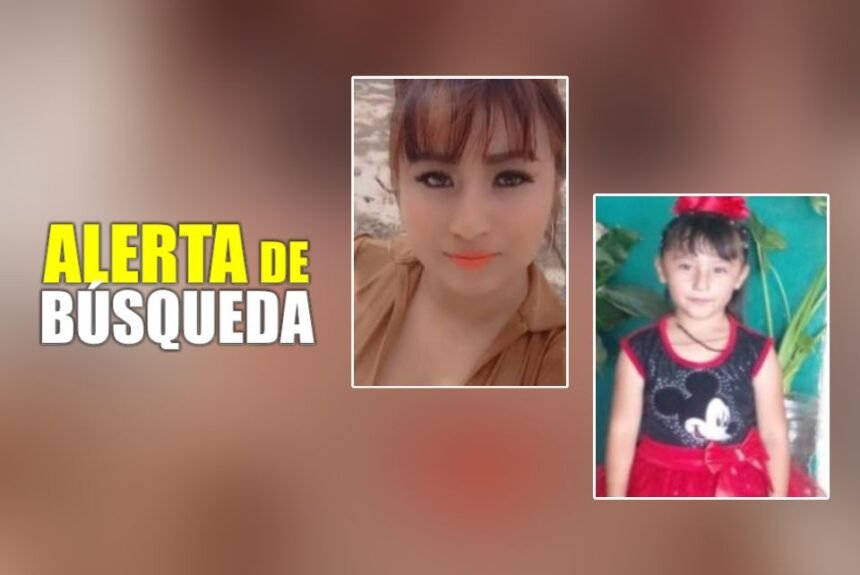 #AlertaDeBúsqueda ⚠️ Piden ayuda para encontrar a joven madre y su hija, desaparecidas en Hidalgo
