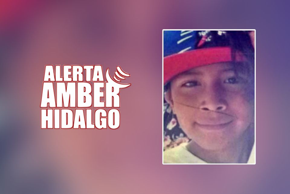 #AlertaAmber: tiene 9 años de edad y desapareció en Pachuca; piden ayuda para localizarlo