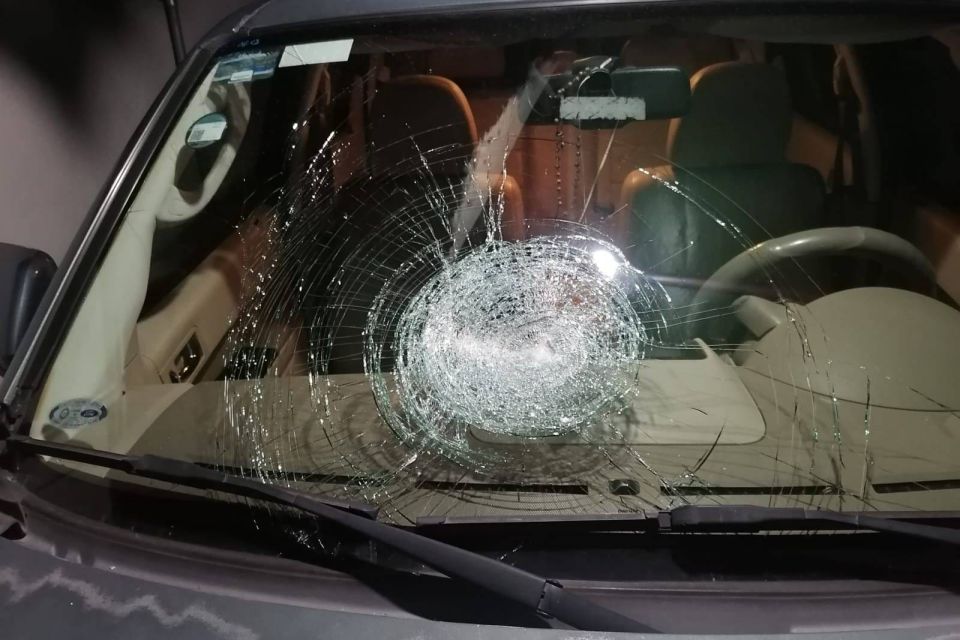 Otra vez, lanzan piedras a vehículos en viaducto Río de las Avenidas